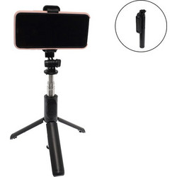 Selfie Stick Τρίποδο Κινητού με Bluetooth Μαύρο
