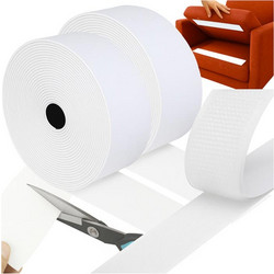 Αυτοκόλλητη Ταινία Velcro (Χριτς Χρατς) σε Λευκό Χρώμα, 5mx5 cm - Ruhhy