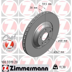 Zimmermann Δισκόπλακα - 100.3319.20