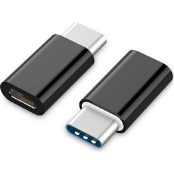 CABLEXPERT USB2,0 TYPE-C ADAPTER (CM/MICRO USB-F) BLACK
