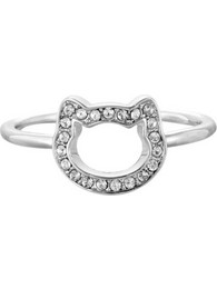 Karl Lagerfeld Γυναικείο Δαχτυλίδι από Ατσάλι Ασημί με Swarovski 5483546