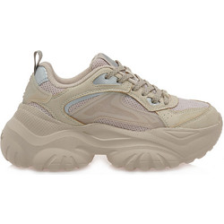 Buffalo Bliss Mesh Γυναικεία Sneakers Chunky Μπεζ 1636588