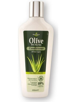 Herbolive Oil & Aloe Vera Φυτικό Conditioner για Επανόρθωση για Λιπαρά Μαλλιά 200ml