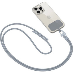 Tech-Protect C5s Crossbody Λουράκι Λαιμού για Κινητά Γκρι