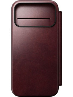 Nomad Modern Leather Folio iPhone 17 Pro Max Burg. Horween