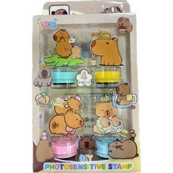 Σφραγίδες Set Capybara 4 τεμάχια
