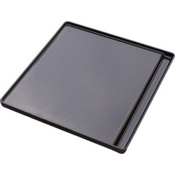 Μαντεμένια πλάκα ψησίματος 42X40 cm λεία και επισμάλτωση