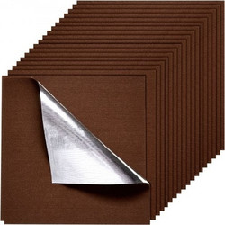 Πλακάκια χαλιού VEVOR 610x610 mm 20 τεμ. Αυτοκόλλητο χαλί καφέ