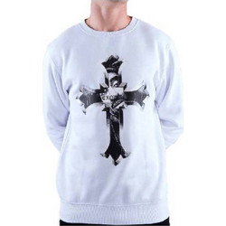 CAYLER & SONS Men Wl Exds Crewneck - WHITE/BLACK - WL-AW18-AP-19