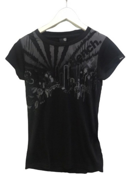 BENCH Women T-Shirt Downtown Blga 1836 - WHITE - 1019-1028-2002