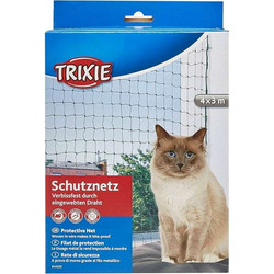 Trixie Protective Net Reinforced Olive Green Προστατευτικό Δίχτυ για Γάτες Ενισχυμένο με Σύρμα σε Πράσινο Χρώμα 4x3m