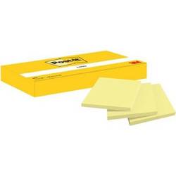 Αυτοκόλλητα Χαρτάκια 3M Post-it Note 653 38x51mm Κίτρινο (3) (MMM6533GE)