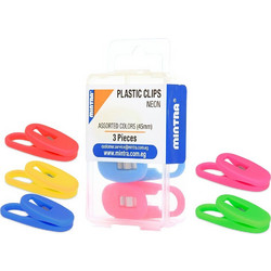 Πλαστικά Μανταλάκια Neon 45 mm Διάφορα Χρώματα