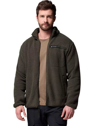 Columbia Rugged Ridge Ανδρική Ζακέτα Fleece με Φερμουάρ Καφέ 2135481-366