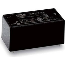 ΤΡΟΦΟΔΟΤΙΚΟ 15W/12VDC/1.25A PCB IRM-15-12 MEAN WELL (ΣΕΤ ΜΕ 2)