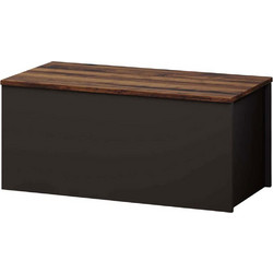 Μπαούλο Florya 382NRC2602 90x45x45,5cm Anthracite-Walnut