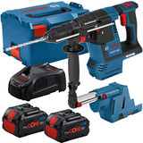 Bosch GBH 18V-26 F 061191000G Κρουστικό Περιστροφικό Κατεδαφιστικό Πιστολέτο Μπαταρίας 18V 2x5Ah με SDS Plus