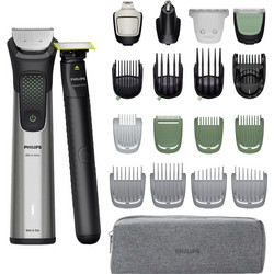 Philips All-in-One Trimmer Series 9000 Επαγγελματικό Επαναφορτιζόμενo Σετ Κουρευτικής Μηχανής MG9553/15