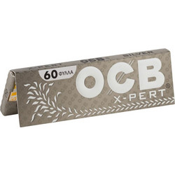 Χαρτάκια Στριφτού Τσιγάρου OCB Silver X-Pert 60 Φύλλα