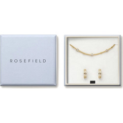 Σετ Rosefield Multi Crystal Bracelet + Hoops Gold JBHCG-X277