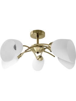 Classic ceiling chandelier pendant lamp Activejet NIKITA Patina 5xE27 for living room