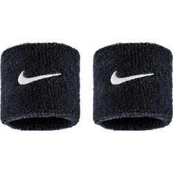 NIKE SWOOSH CLASSIC WRISTBANDS 2PK N.101.2405-010 Μαύρο