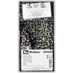 Καψούλια Ροδέλες Prym 542420 5mm Ασημί
