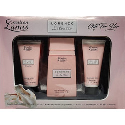 Lamis Creation Lorenzo Silvetto For Her Eau de Parfum 100ml + Body Lotion 50ml + Shower Gel 50ml