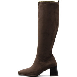 SUEDE LEATHER MID HEEL BOOTS WOMEN LODI