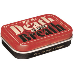 Nostalgic μεταλλικό κουτάκι με μέντες Kill the Death in your Breath 15gr
