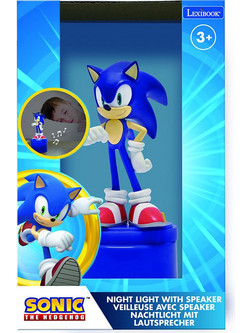 LEXIBOOK ΠΑΙΔΙΚΟ ΦΩΤΑΚΙ ΝΥΚΤΟΣ SONIC ΜΕ ΗΧΕΙΟ (NS01SN)