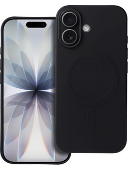 iS TPU SILICONE MAG IPHONE 17 (BIG HOLE) black backcover