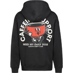 Sublevel Caffeine Support Unisex Hoodie Dark Grey H10608BC21477K23400