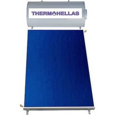 Thermohellas Line Ηλιακός Θερμοσίφωνας 160lt 2m² Glass Τριπλής Ενέργειας