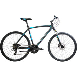 Carrera T 2000 MD TRK 2021 Ποδήλατο Trekking 28" Αλουμινίου με 21 Ταχύτητες και Δισκόφρενα Μαύρο