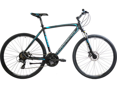 Carrera T 2000 MD TRK 2021 Ποδήλατο Trekking 28" Αλουμινίου με 21 Ταχύτητες και Δισκόφρενα Μαύρο