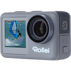 Rollei 9S Plus Action Camera 4K Ultra HD με Οθόνη Ασημί