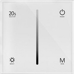 Dimmer για χωνευτή τοποθέτηση με ισχύς εισόδου 0-10VDC & τάση 100-240V T18-1W σε λευκό χρώμα - 145-71453