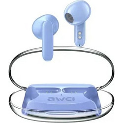 Awei T85 ENC Ακουστικά Bluetooth Earbud Ανθεκτικά στο Νερό Blue