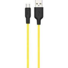 Hoco X21 Plus USB 2.0 to micro USB Cable Black&Yellow 1.0m (711892)