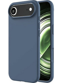 Θήκη Rubber Ενισχυμένης Σιλικόνης για iPhone 17 Air Γκρί-Μώβ
