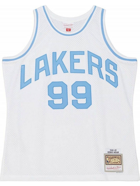Mitchell & Ness George Mikan Lakers 1948 Φανέλα Μπάσκετ ΝΒΑ SMJY4924-MLA48GMIWHIT