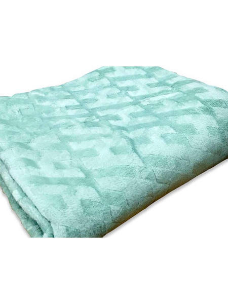 Κουβέρτα Μονή Fleece Ανάγλυφη Soft Γαρύφαλλο 160x220