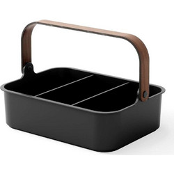 Κουτί αποθήκευσης μαύρο 35.5 x 24.5 εκατ. Bellwood