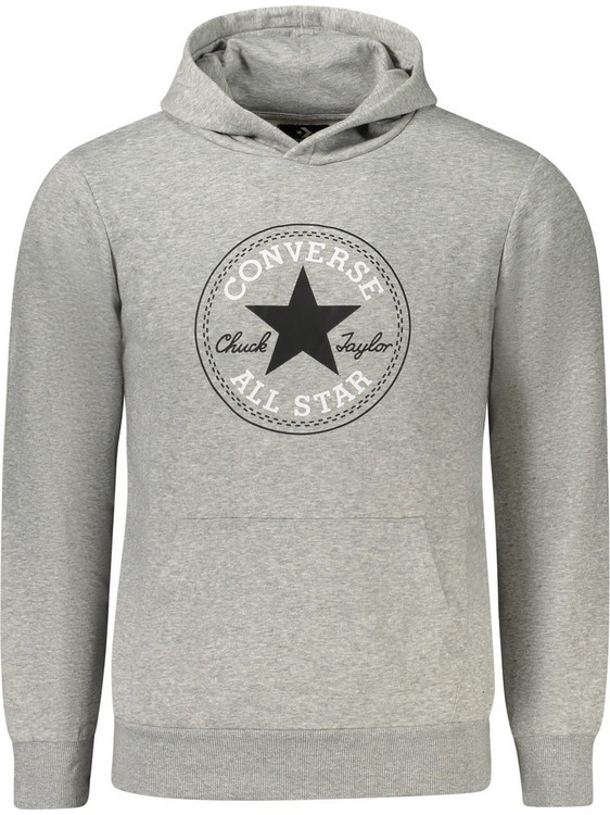 Converse Παιδικό Φούτερ με Κουκούλα Γκρι 9CC858-042