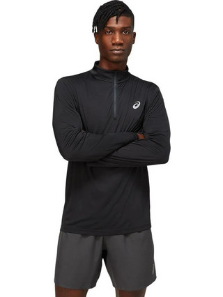 Asics Core Ανδρική Μακρυμάνικη Μπλούζα 2011C333-001M ΜΑΥΡΟ