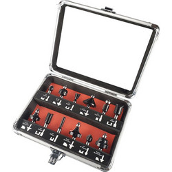 BORMANN Pro BHT1620 Σετ Φρέζες Ρούτερ 8mm,12τεμ