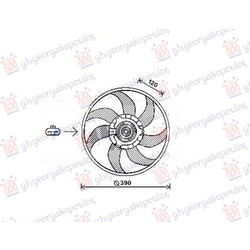ΒΕΝΤΙΛΑΤΕΡ ΨΥΓΕΙΟΥ 1.4 για OPEL MERIVA 10-14