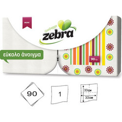 Σετ 90 χαρτοπετσέτες 33x33cm - 100% κυτταρίνη