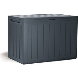 Prosperplast Boardebox MBBL190 - Μπαούλο Αποθήκευσης Κήπου 190 L, Ανθρακί